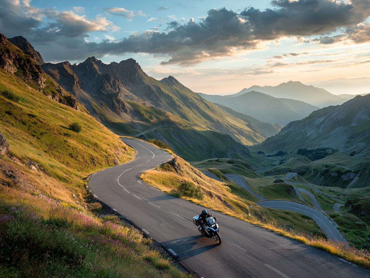 Top 10 routes moto Pyrénées
